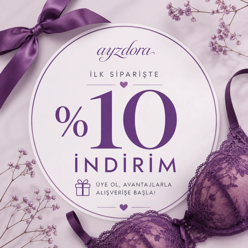 İlk Defa Siparişe %10